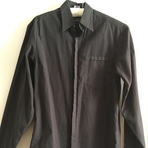 Men’s Vintage 90’s DKNY Black dress shirt
